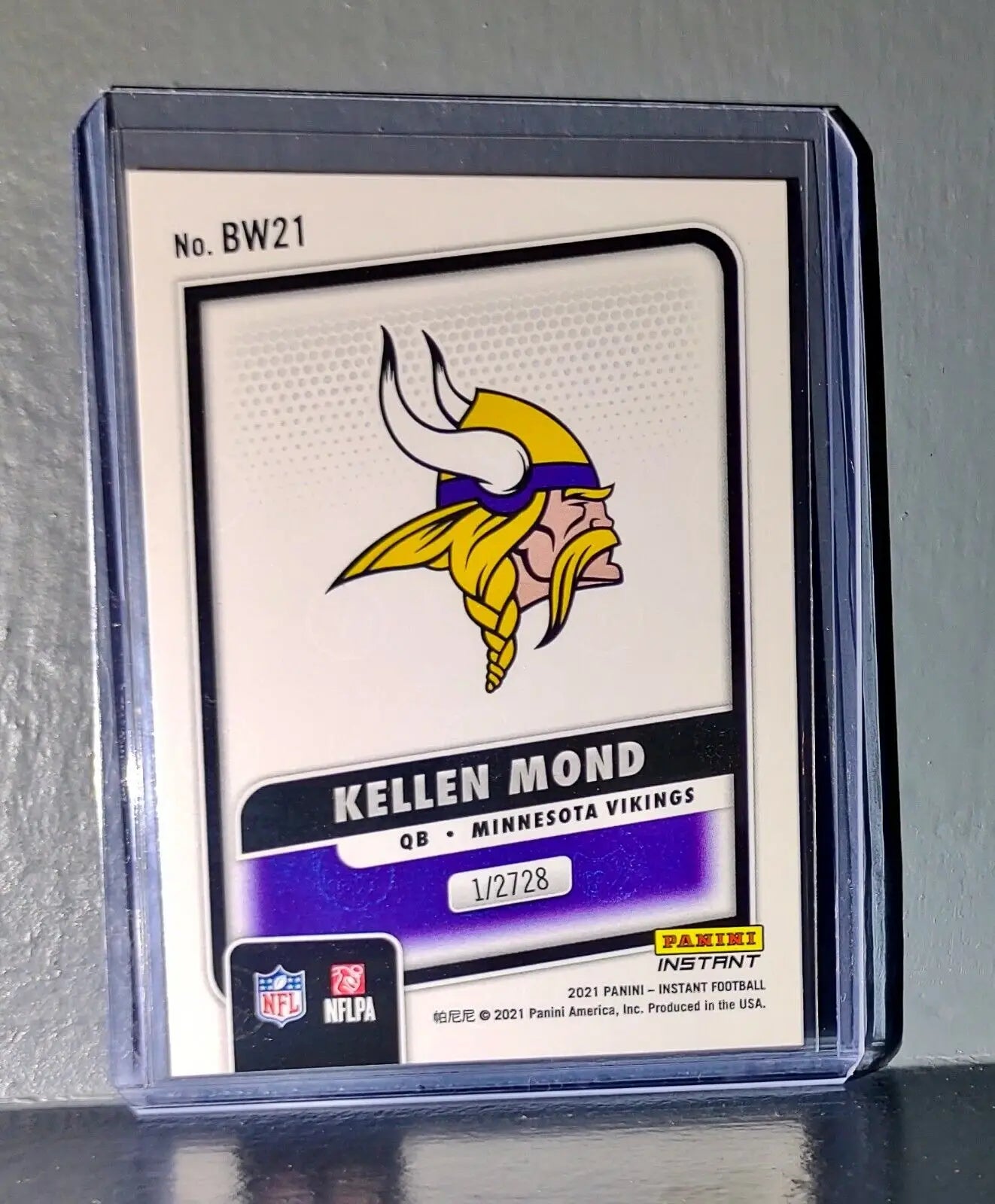 Kellen Mond 2021 Panini NFL Black and White Rookies #21 Card 1/2728