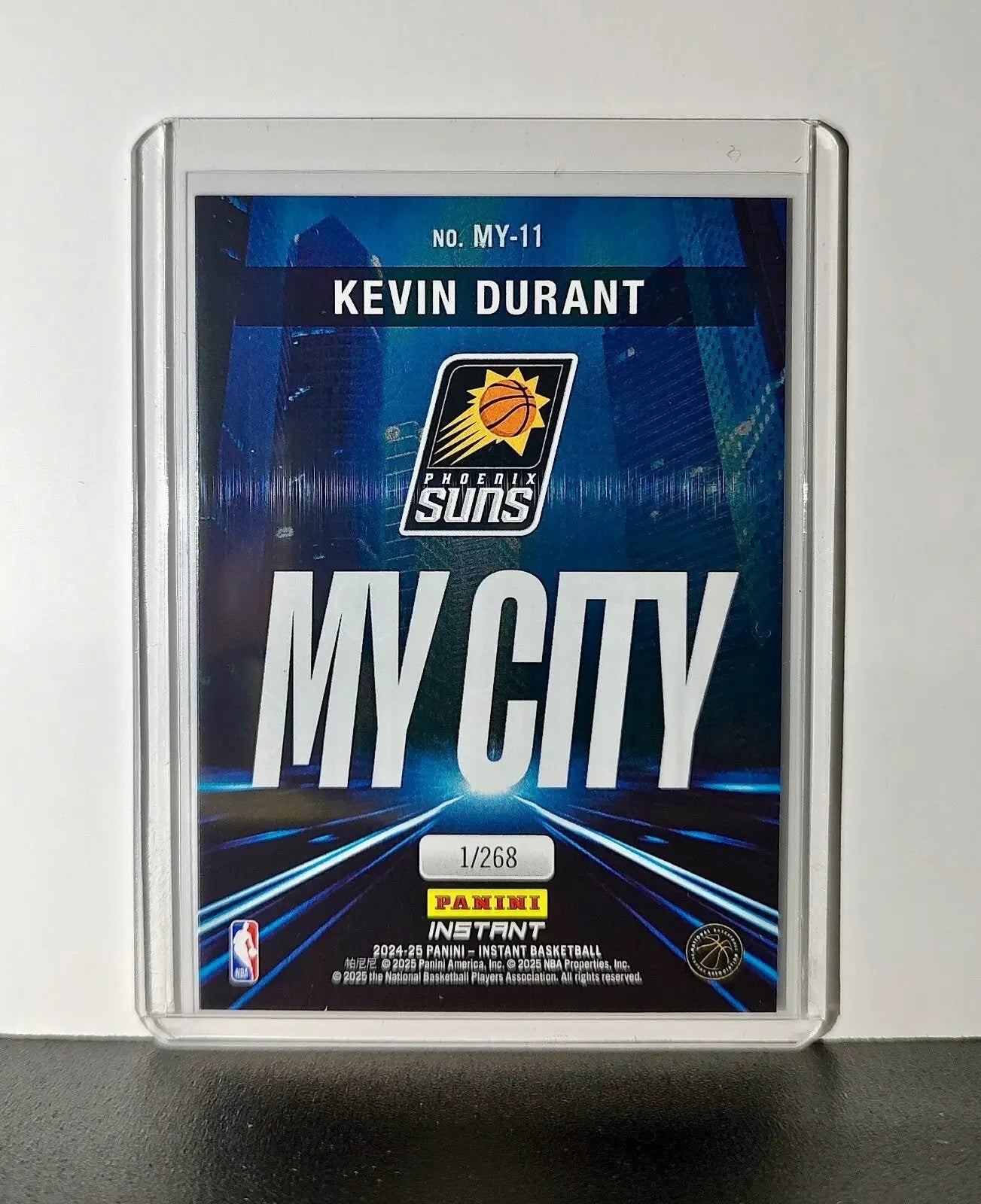 Kevin Durant 2024-25 Panini MyCity NBA #11 Basketball Card Phoenix Suns 1/268 - Basketball Card Single
