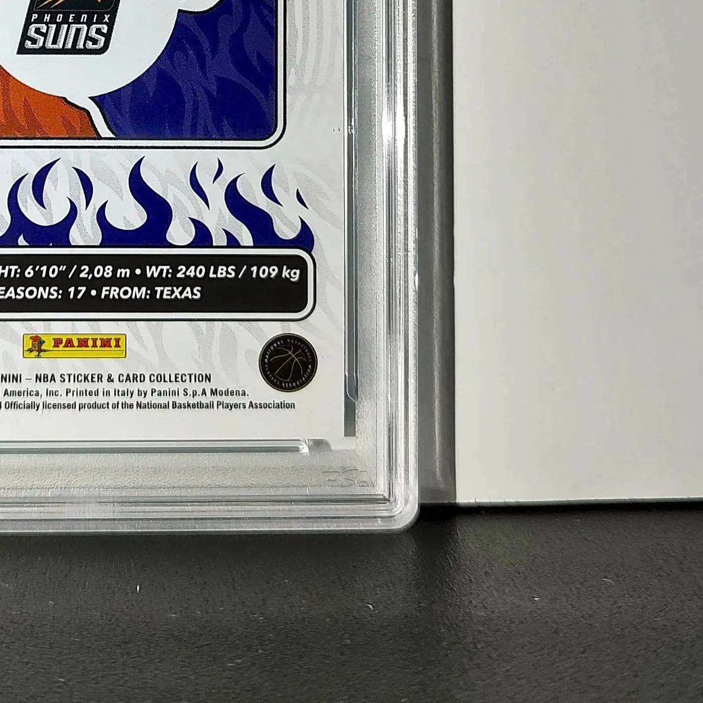 Kevin Durant 2024-25 Panini NBA #12 Sticker 204/215 Blue Foil PSA 8 NM-MT