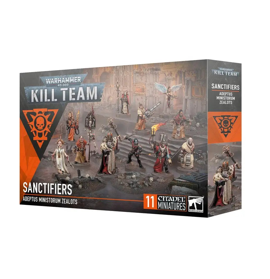 Kill Team Sanctifiers miniatures box for Warhammer 40,000 Kill Team game