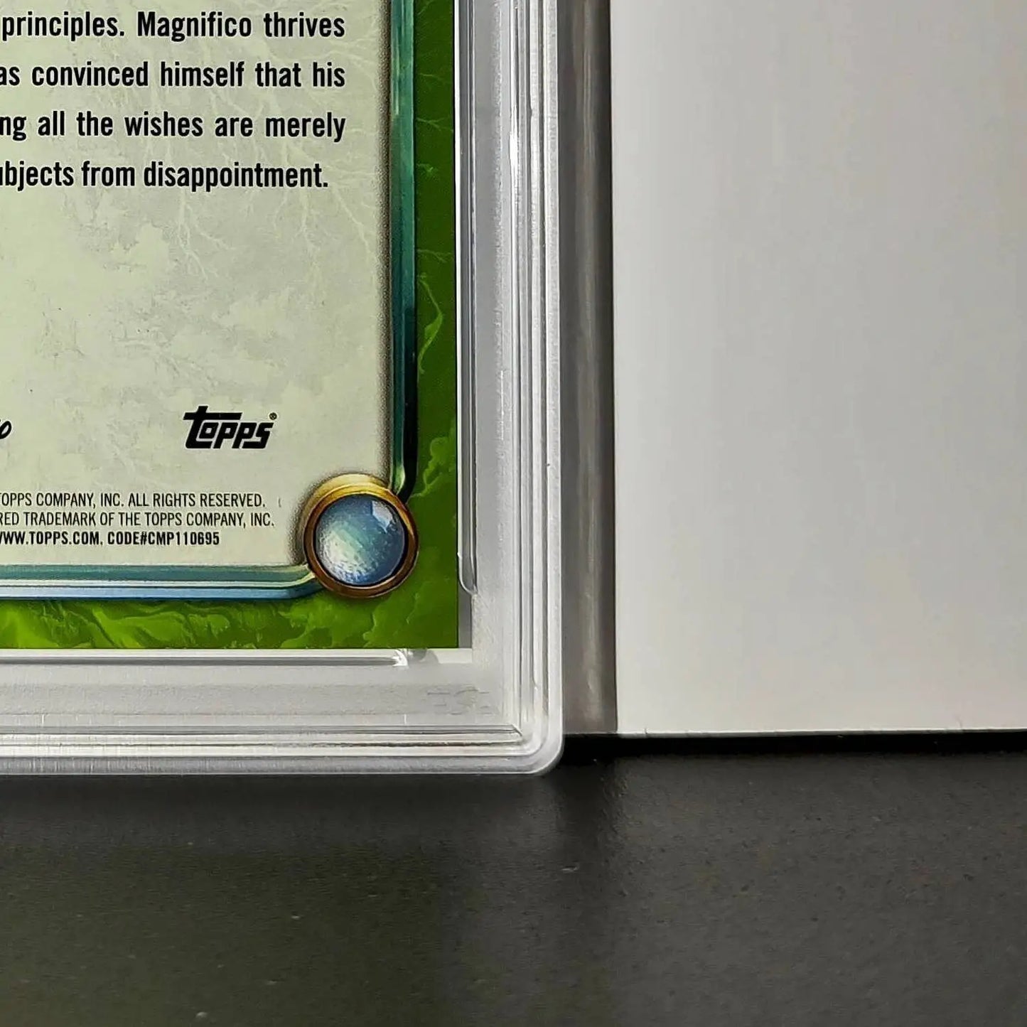King Magnifico 2025 Topps Disney Wonder #183 Card Wish PSA 8 - Non-Sports Card Single