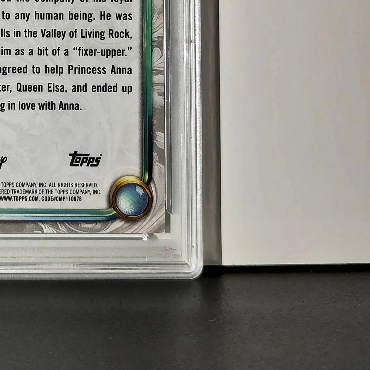 Kristoff 2025 Topps Disney Wonder #84 Winter Variant Card Frozen PSA 9 - Non-Sports Card Single