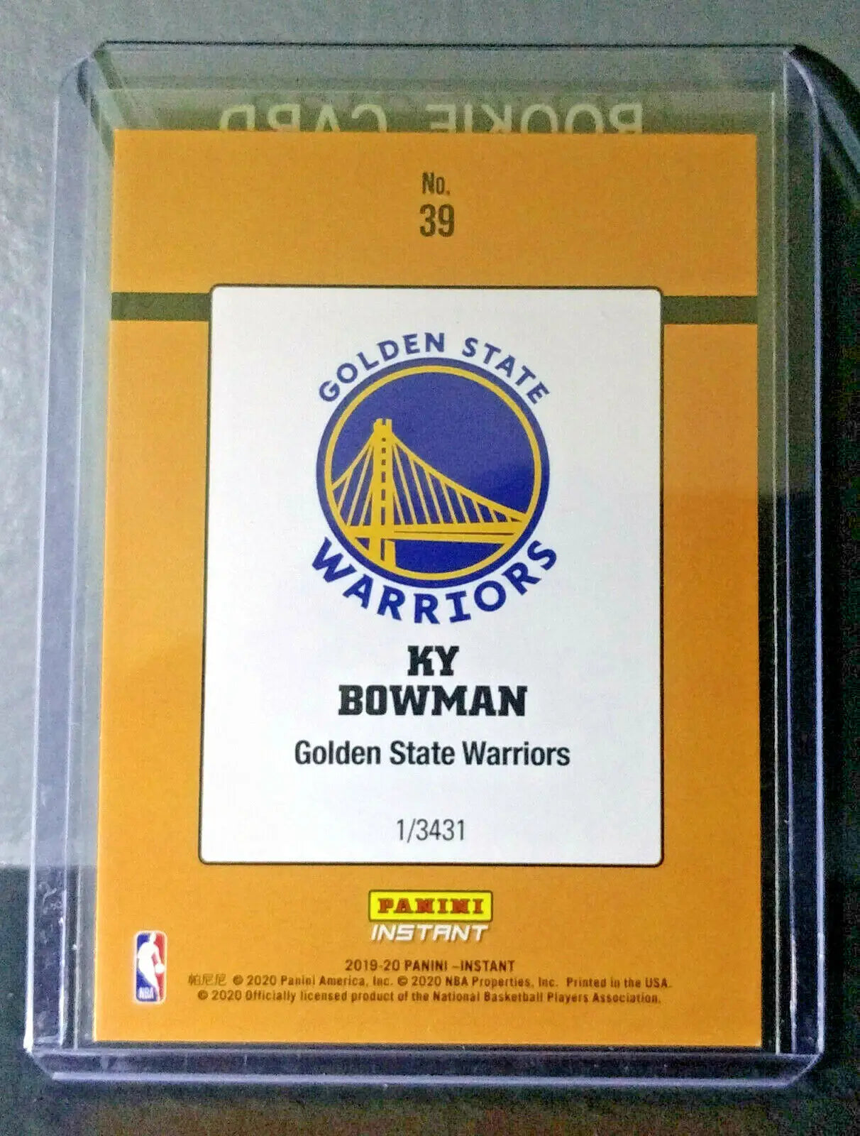 Ky Bowman 2019-20 Panini NBA #39 Rated Rookie Retro Card 1/3431 - Basketball Card Single