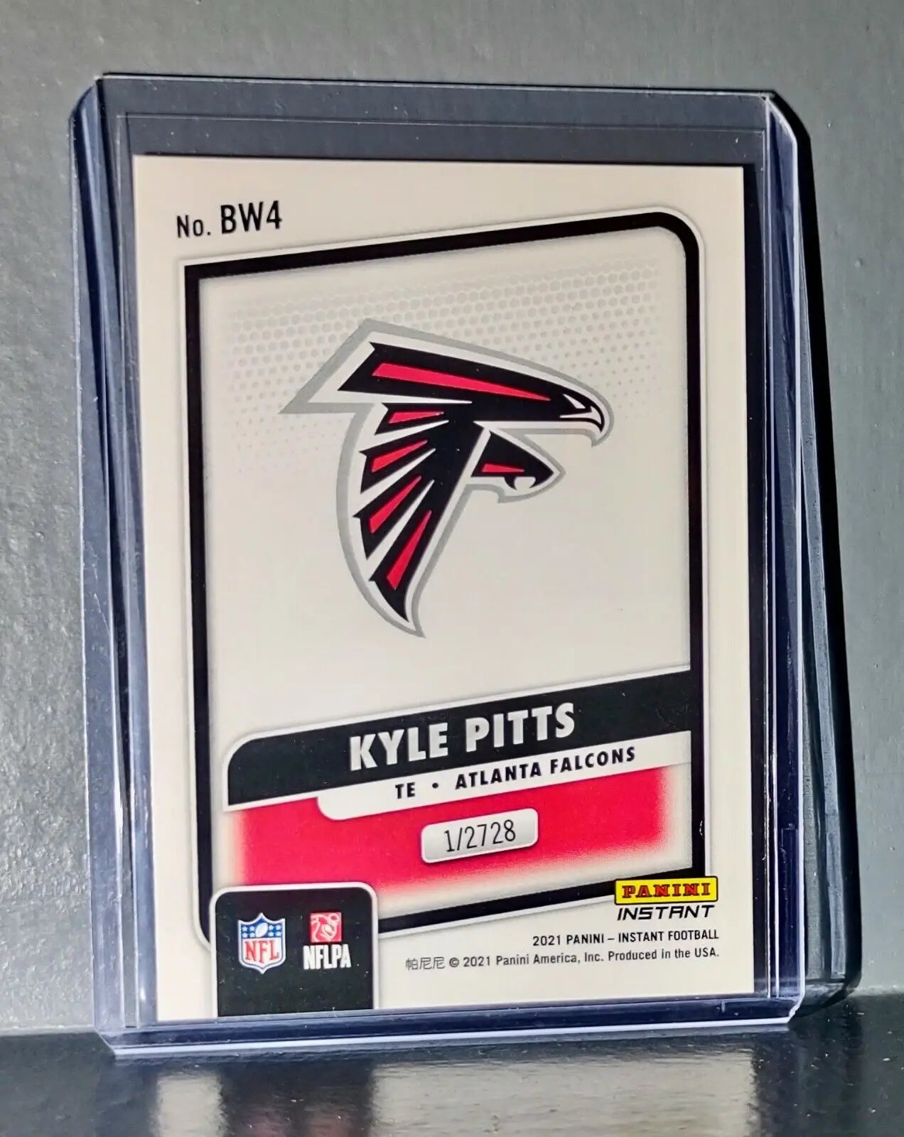 Kyle Pitts 2021 Panini NFL Black and White Rookies #4 Card 1/2728 - Football Card Single