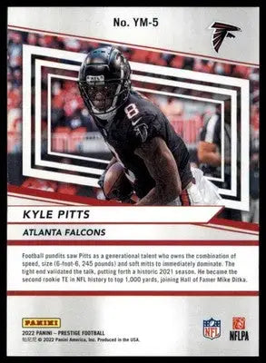 Kyle Pitts 2022 Panini Prestige Youth Movement #YM-5 Atlanta Falcons - Football Card Single
