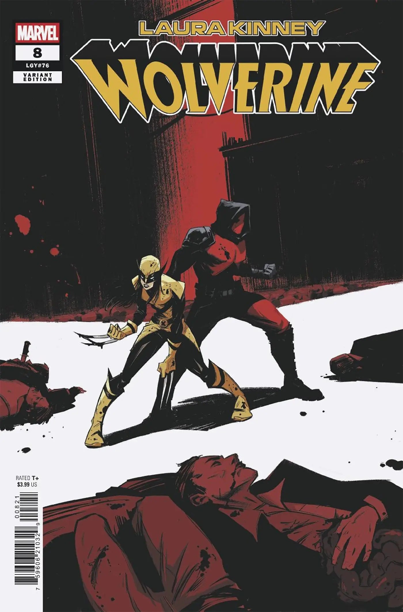 Comic book featuring Wolverine and masked figure from Laura Kinney Wolverine Nogi San Variant