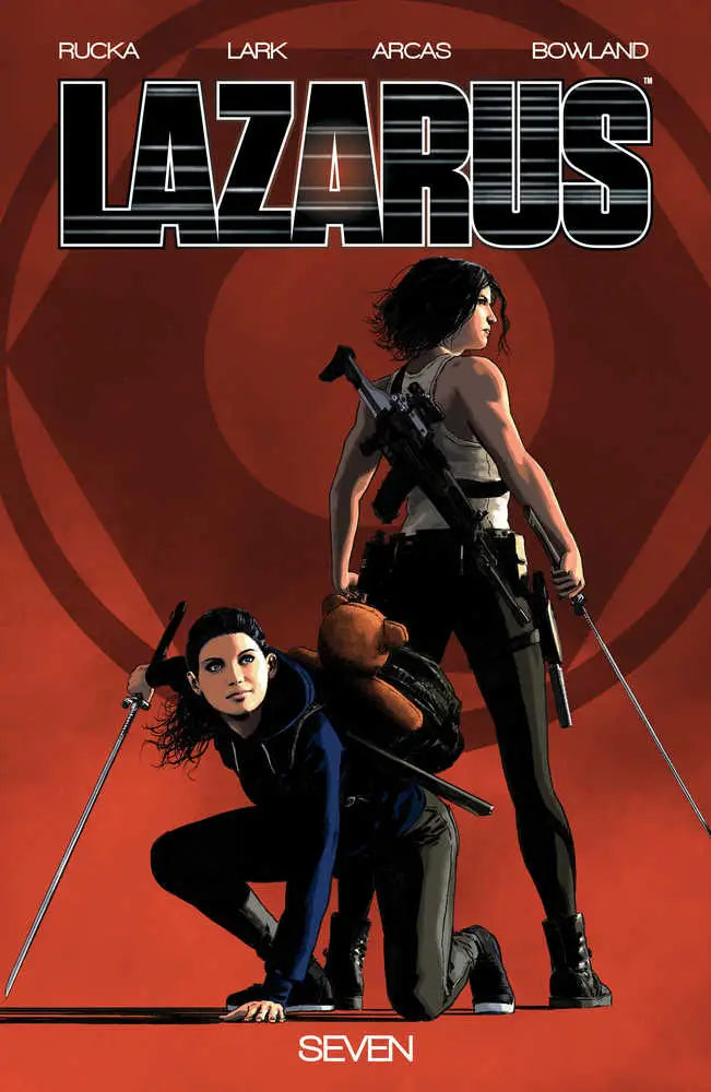 Comic book cover of Lazarus TPB Volume 07 Conclave War with mature graphic art