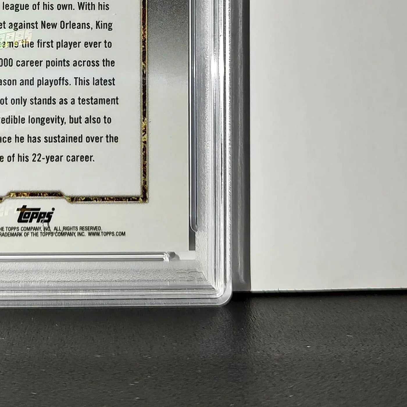 Lebron James 2024 Topps Now 50k Career Points #12 Card PSA 8 NM-MT