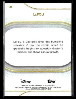 🌟 LeFou, 2025 Topps Chrome Disney #128 🌟