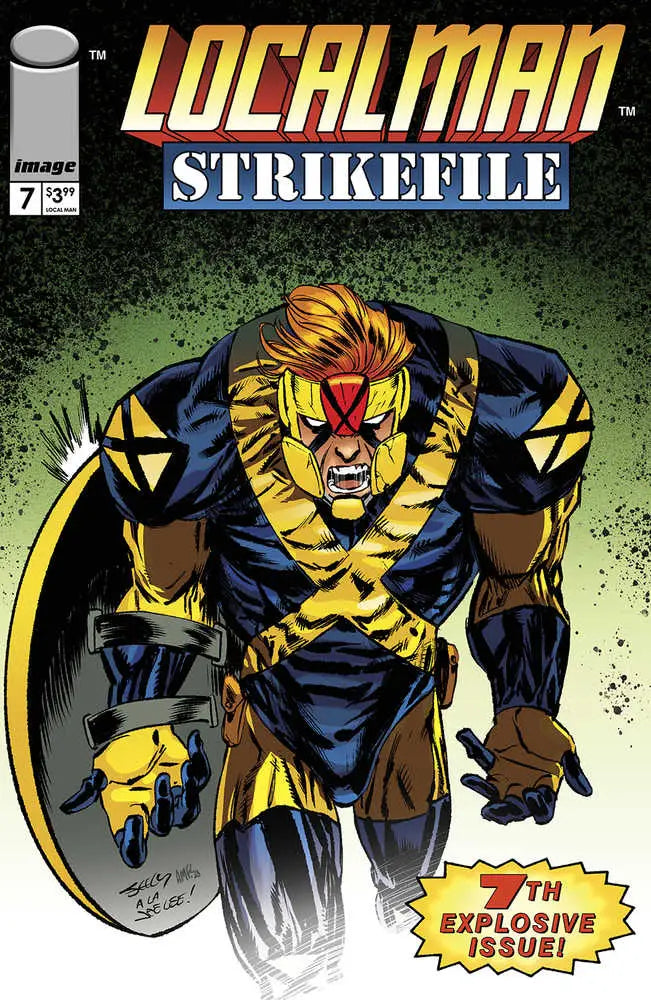 Local Man #7 Cover C Seeley & Fleecs comic book featuring Strike File artwork