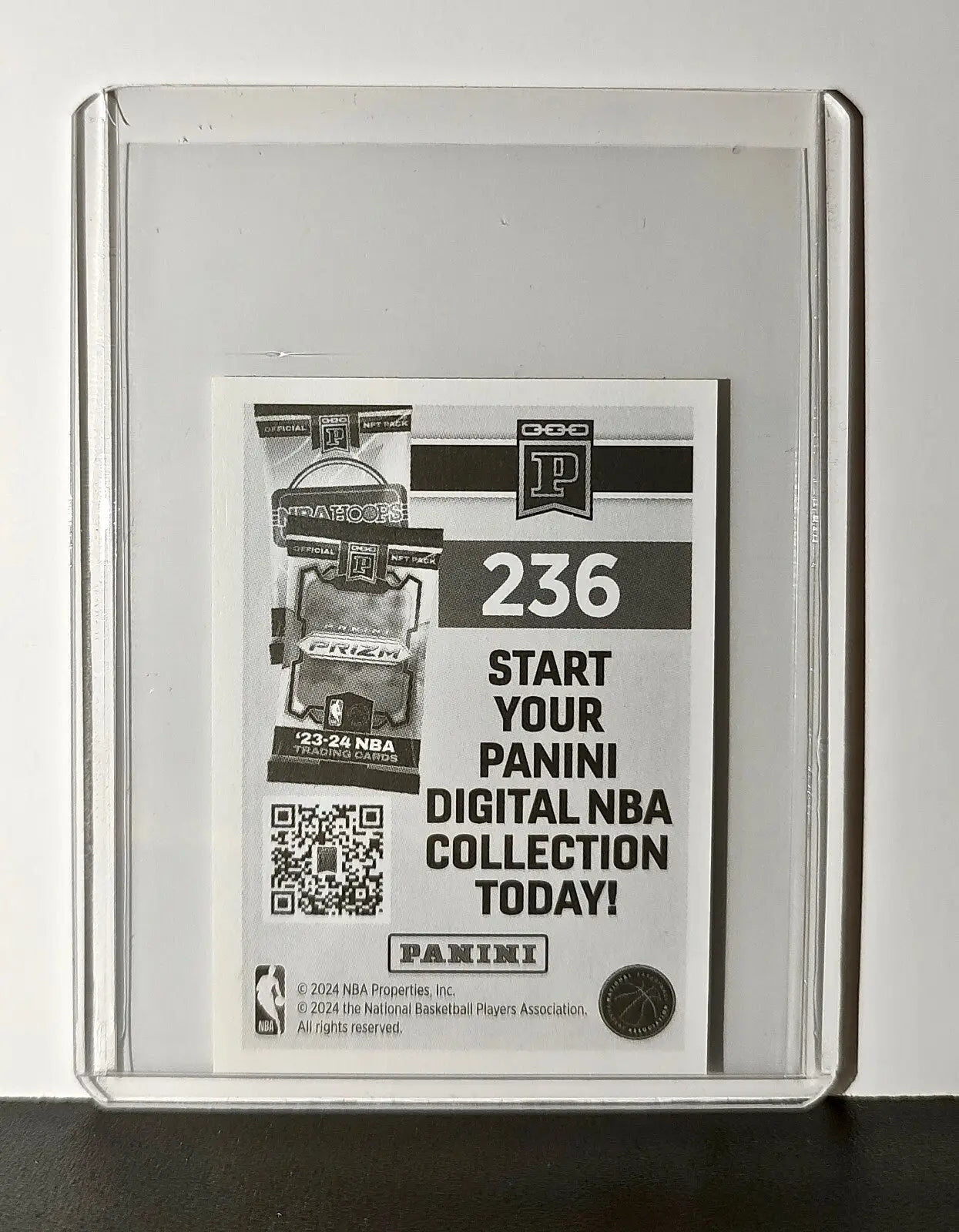 Logo 2024-25 Panini NBA #236 Sticker Card New York Knicks - Basketball Card Single
