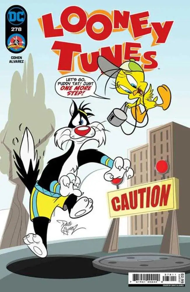 Comic book cover of Looney Tunes #278 featuring Sylvester the Cat and Tweety Bird