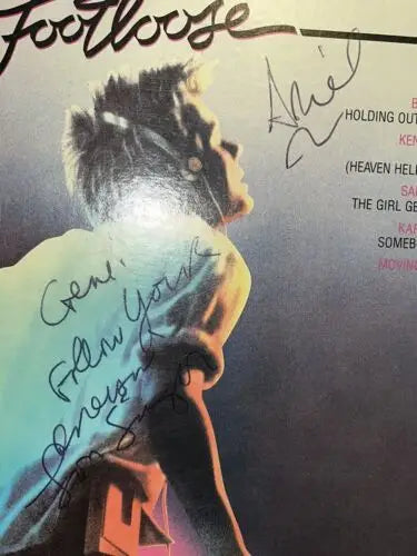 Lori Singer Signed Footloose LP with JSA COA Album Autographed Movie Soundtrack