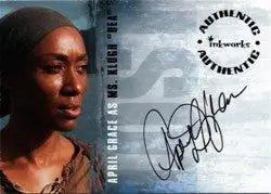 Autographed trading card of April Grace as Bea Klugh in Lost Season 3 A-27