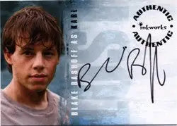 Autographed trading card of Blake Bashoff as Karl from Lost Season 3