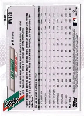 Luis Robert 2021 Topps Holiday #HW128 Chicago White Sox - Baseball Card Single