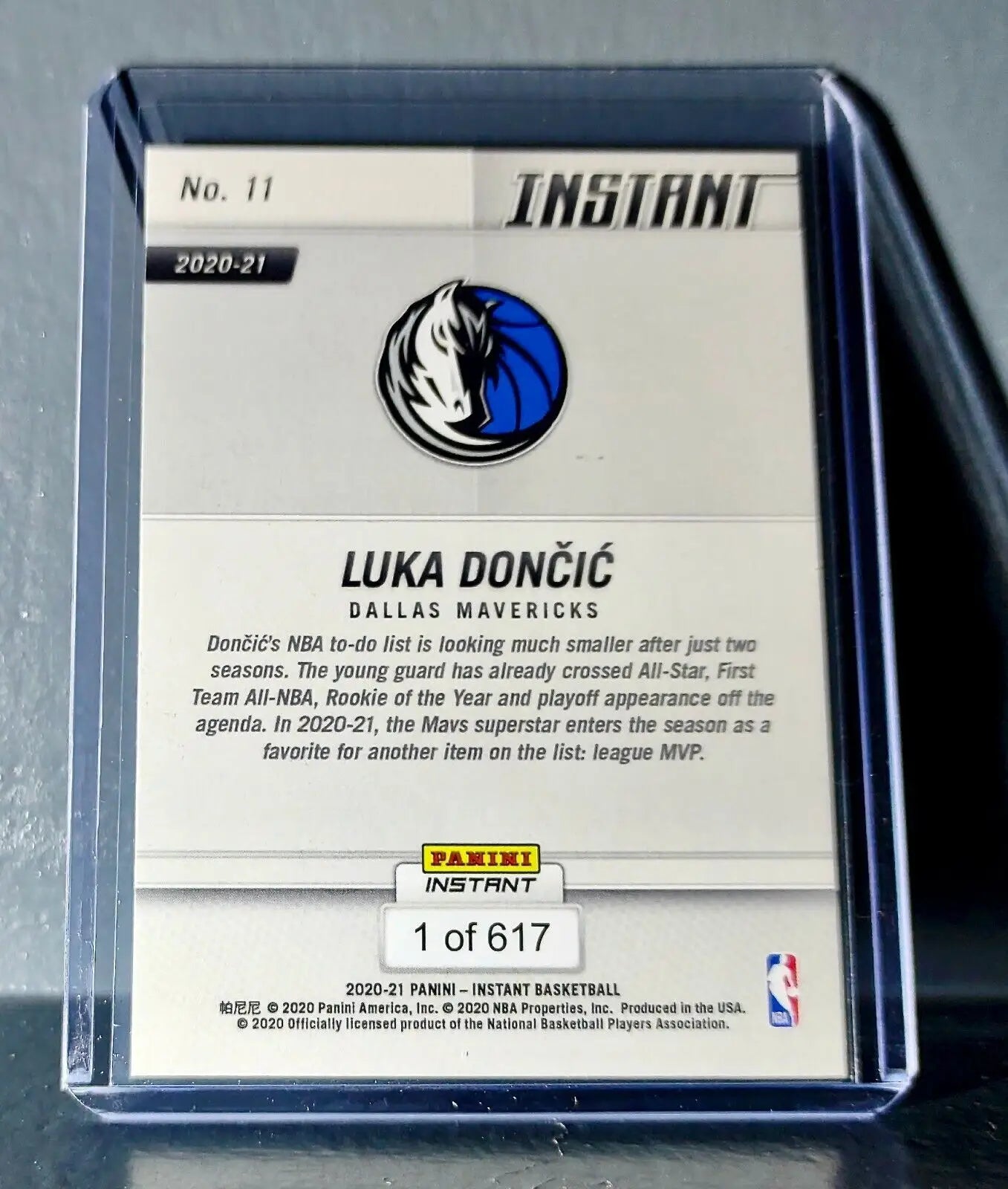 Luka Doncic 2020-21 Panini NBA Tip-Off #11 Basketball Card 1 of 617 - Basketball Card Single