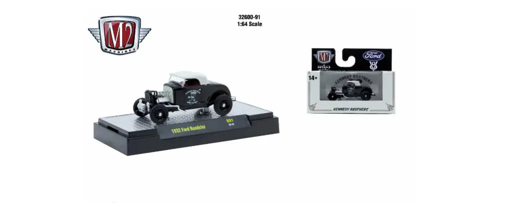 M2 Machines 1:64 Detroit Muscle R91 1932 Ford Roadster - Collectibles