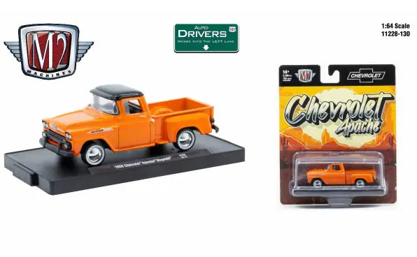 M2 Machines Auto-Drivers 1:64 R130 1958 Chevrolet Apache Stepside - Other