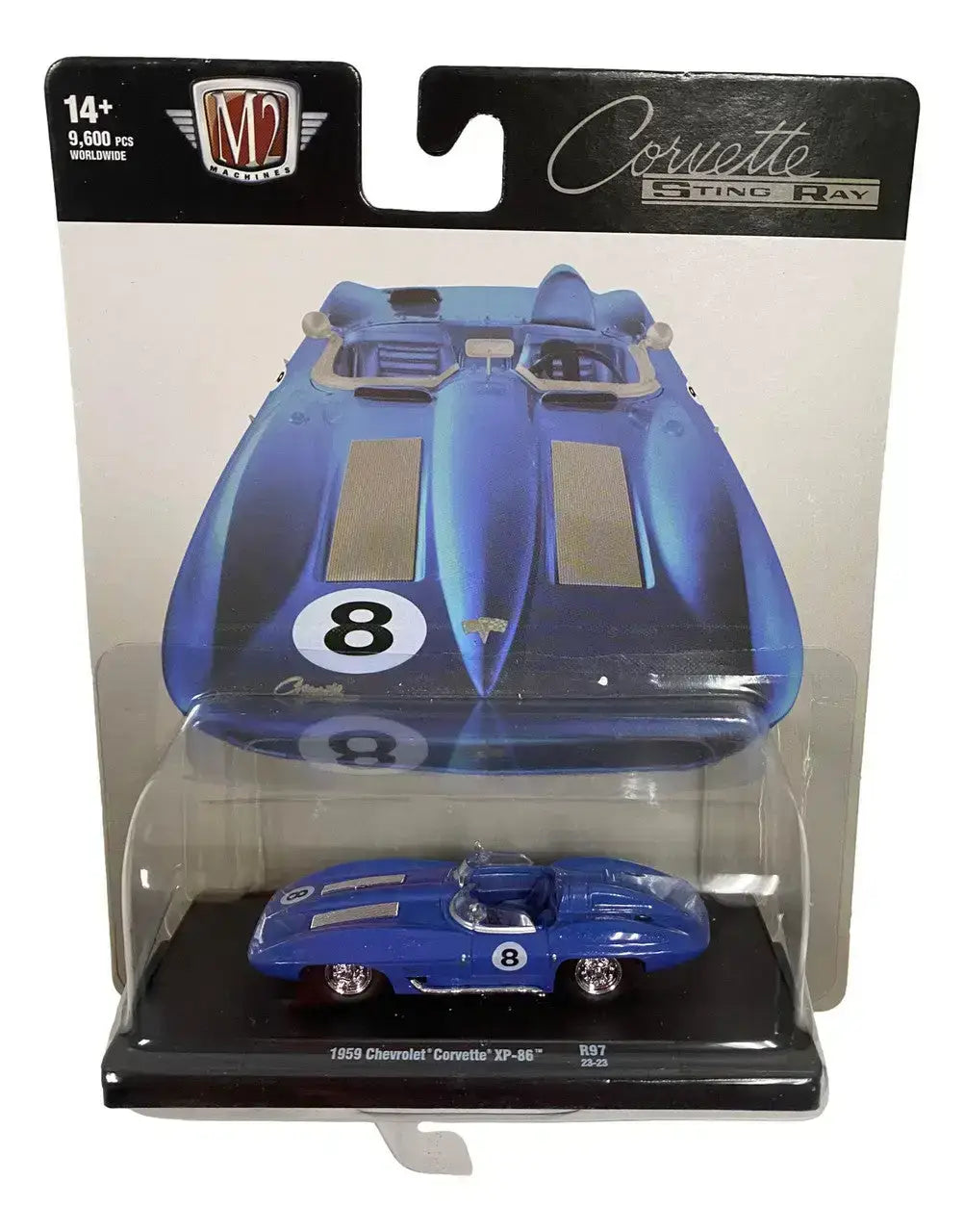 M2 Machines Auto-Drivers 1:64 R97 1959 Chevrolet Corvette XP-86 - Collectibles