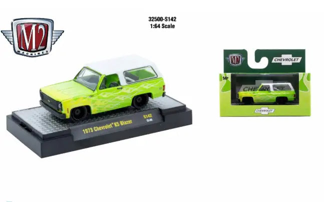 M2 Machines AutoThentics Rel S142 1:64 1973 Chevrolet K5 Blazer - Collectibles