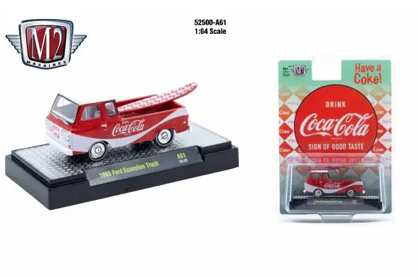 M2 Machines Coca-Cola Release A61 1965 Ford Econoline Truck - Collectibles