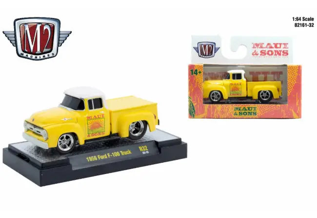 M2 Machines Ground Pounder R32 1956 Ford F100 Truck - Collectibles