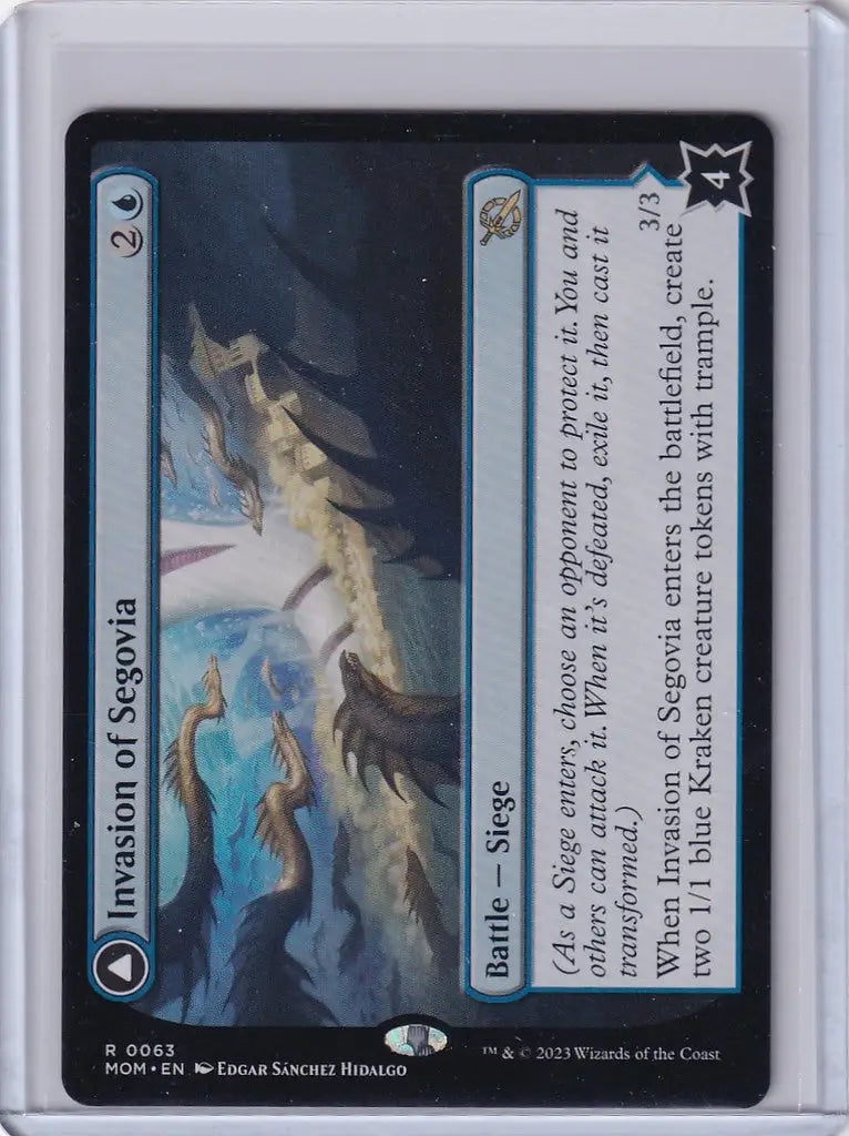 Trading card from Magic March featuring a ghostly figure emerging from water