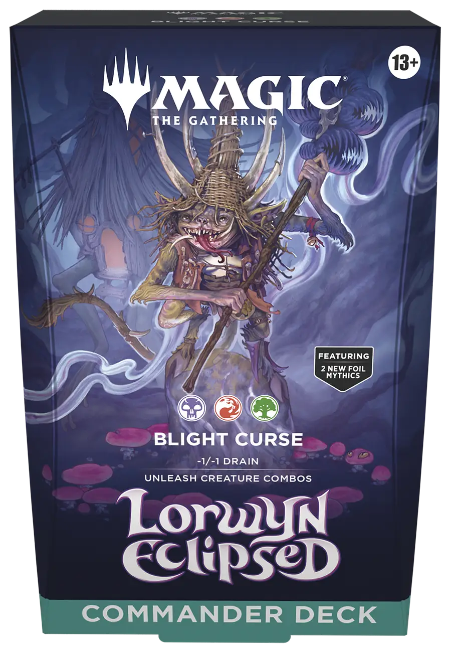 Magic MTG Lorwyn Eclipsed - Commander Deck: Blight Curse - Magic Card Box