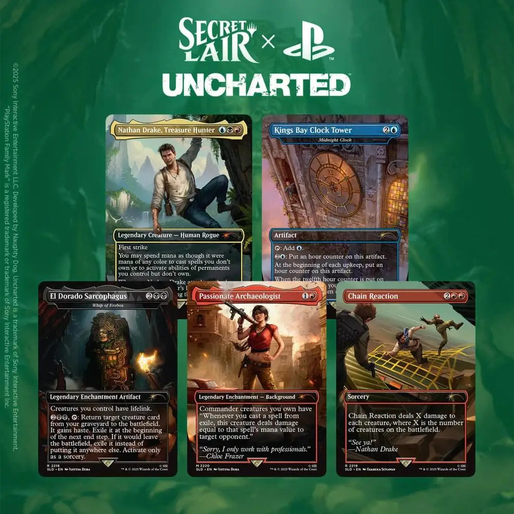 Magic MTG Secret Lair x Uncharted: Saga of Thieves Non-Foil Edition - Magic Card Single