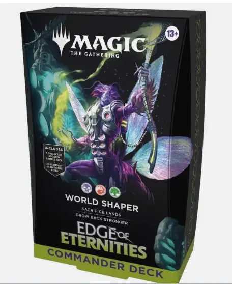 Magic The Gathering: Edge of Eternities Commander Deck featuring World Shaper artwork