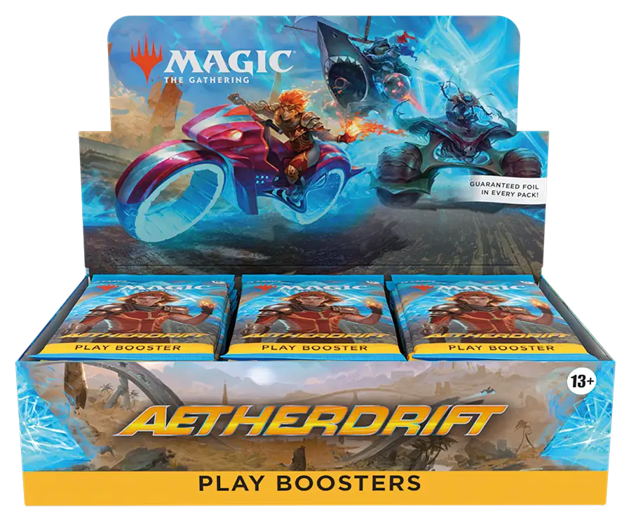 Magic: The Gathering MTG Aetherdrift - Play Booster Display - Magic Card Box