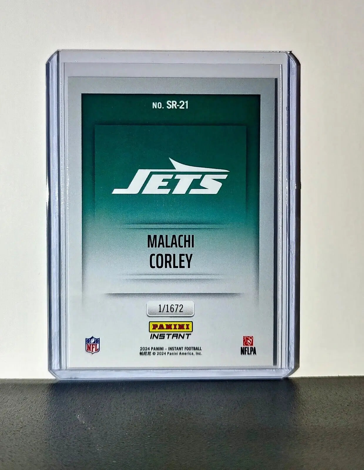 Malachi Corley 2024 Panini NFL Studio Rookies #21 Card New York Jets 1/1672 - Football Card Single