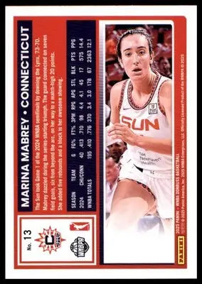 Marina Mabrey Base Donruss WNBA 13 NM - Basketball Card Single