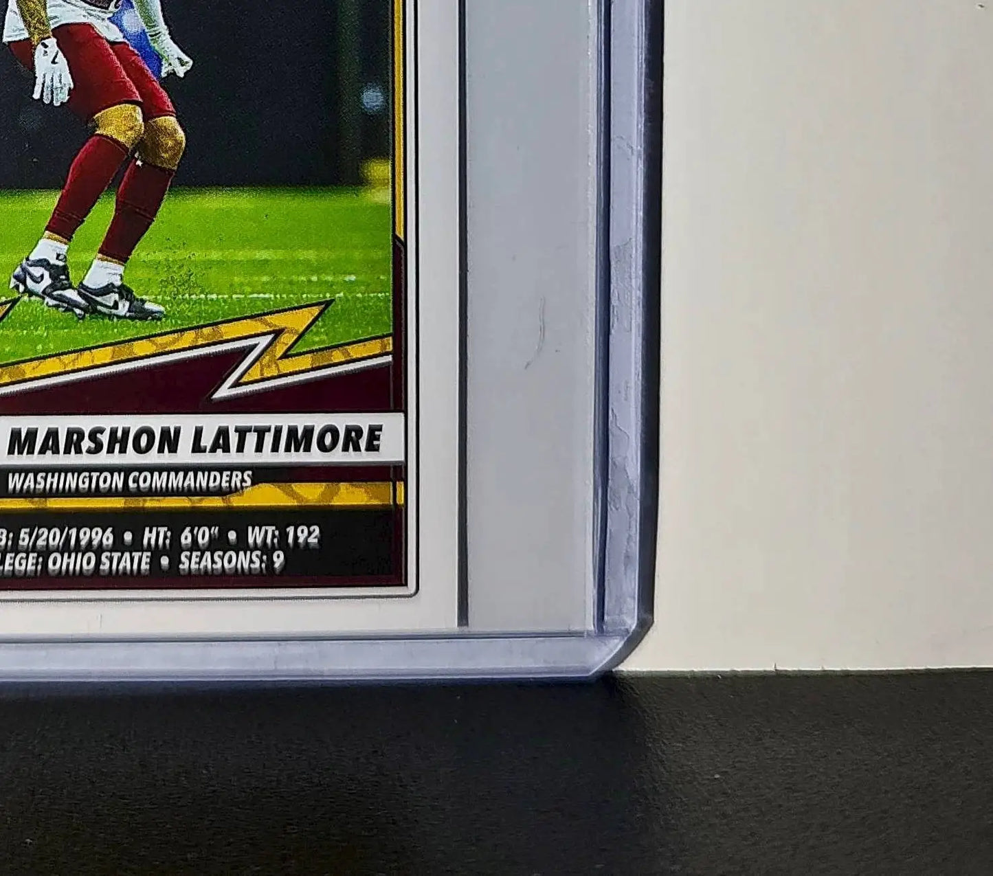 Marshon Lattimore 2025 Panini NFL #355 Sticker Commanders
