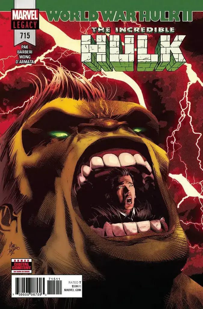 MARVEL COMICS: INCREDIBLE HULK #715 - Comic Book