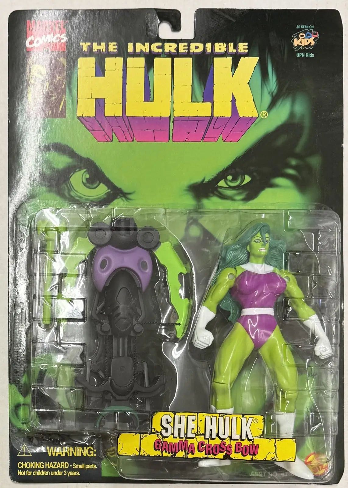 Marvel Comics The Incredible She Hulk Gamma Cross Bow 1996 Action Figure - Action Figure & Toy
