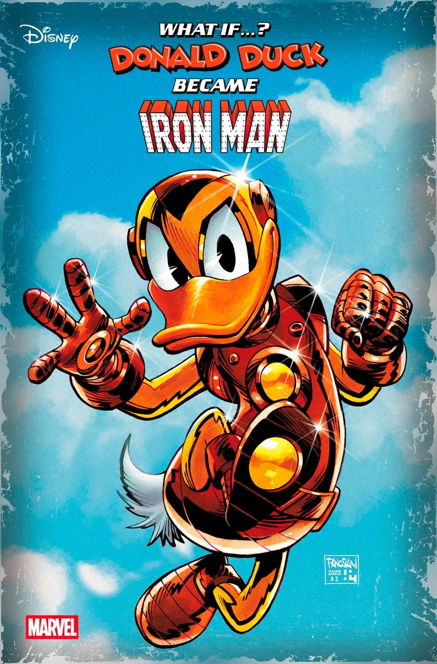 Marvel & Disney: What If...? Donald Duck Became Iron Man #1 Dan Panosian Variant - Comic Book