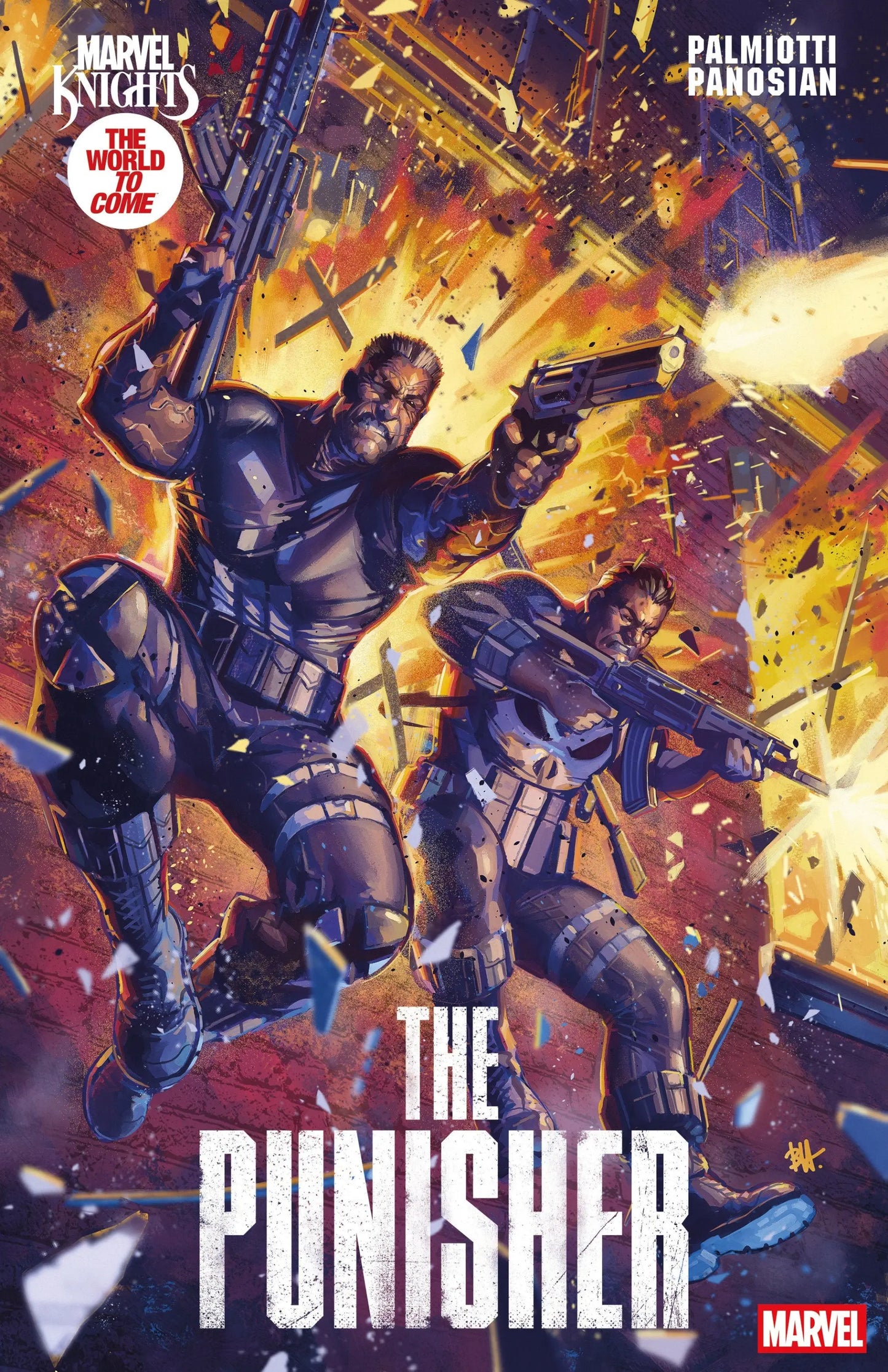 Marvel Knights: Punisher #1 Ben Harvey Variant - Comic Book