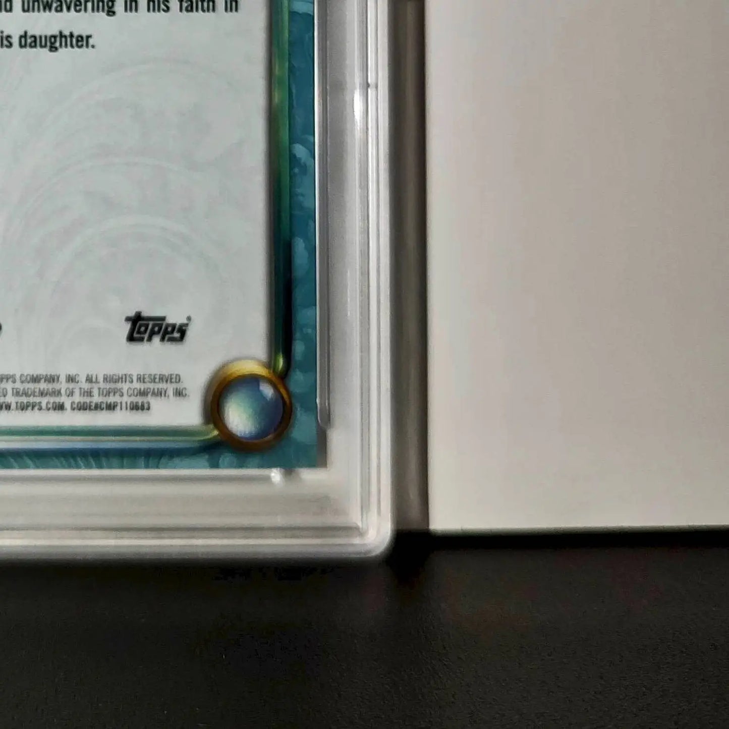 Maurice 2025 Topps Disney Wonder #126 Diamond Card Beauty and the Beast PSA 7 - Non-Sports Card Single