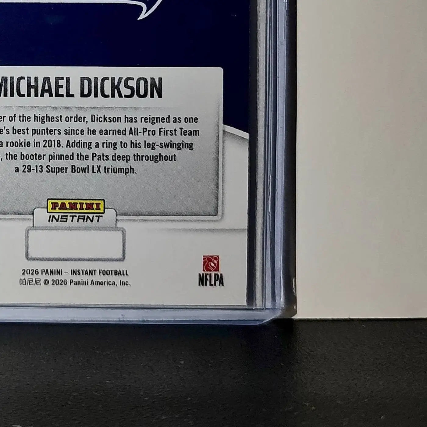 Michael Dickson 2026 Panini NFL Super Bowl LIX Champions #28 Seattle Seahawks - Football Card Single