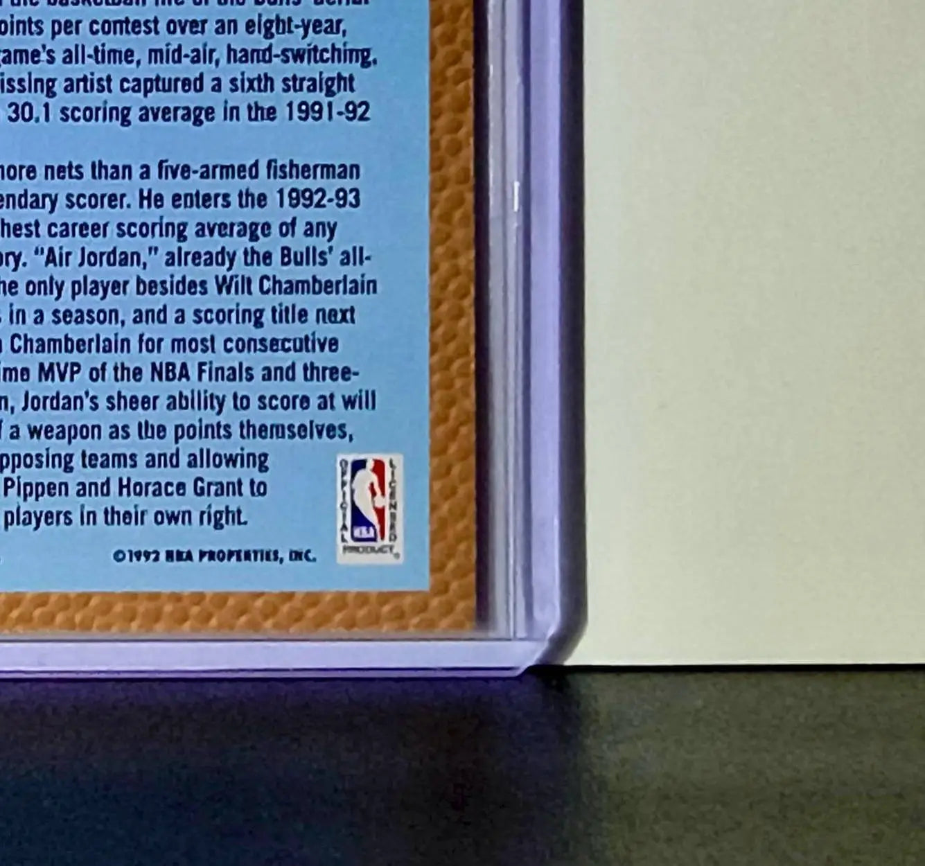 Michael Jordan 1992-93 Fleer League Leader #238 Basketball Card Chicago Bulls - Basketball Card Single