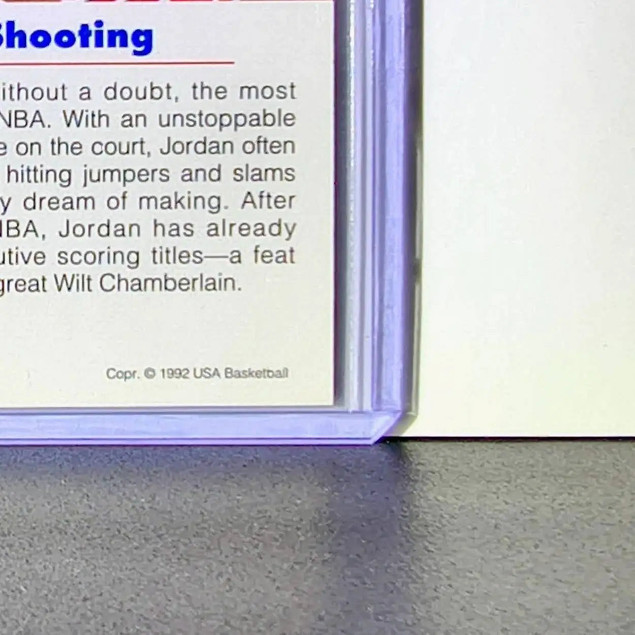 Michael Jordan 1992-93 Skybox USA Basketball #44 Basketball Card Chicago Bulls - Basketball Card Single