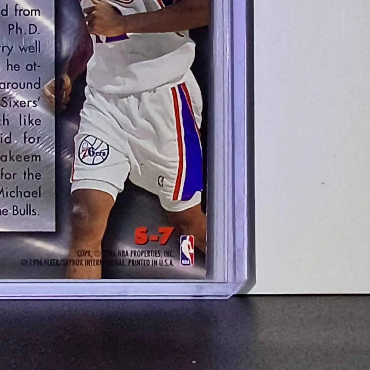 Michael Jordan / Jerry Stackhouse 1995-96 Fleer Metal Scrapbook #S-7 Bulls - Basketball Card Single