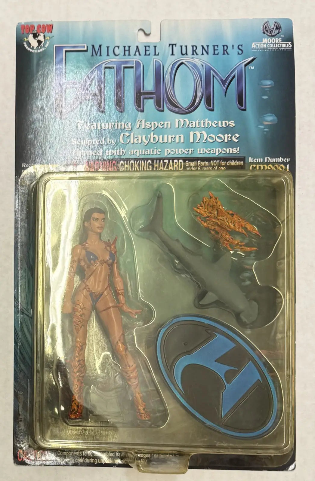 Michael Turner’s FATHOM Aspen Matthews 6’’ Action Figure Clayburn Moore 1999 New - Action Figure & Toy