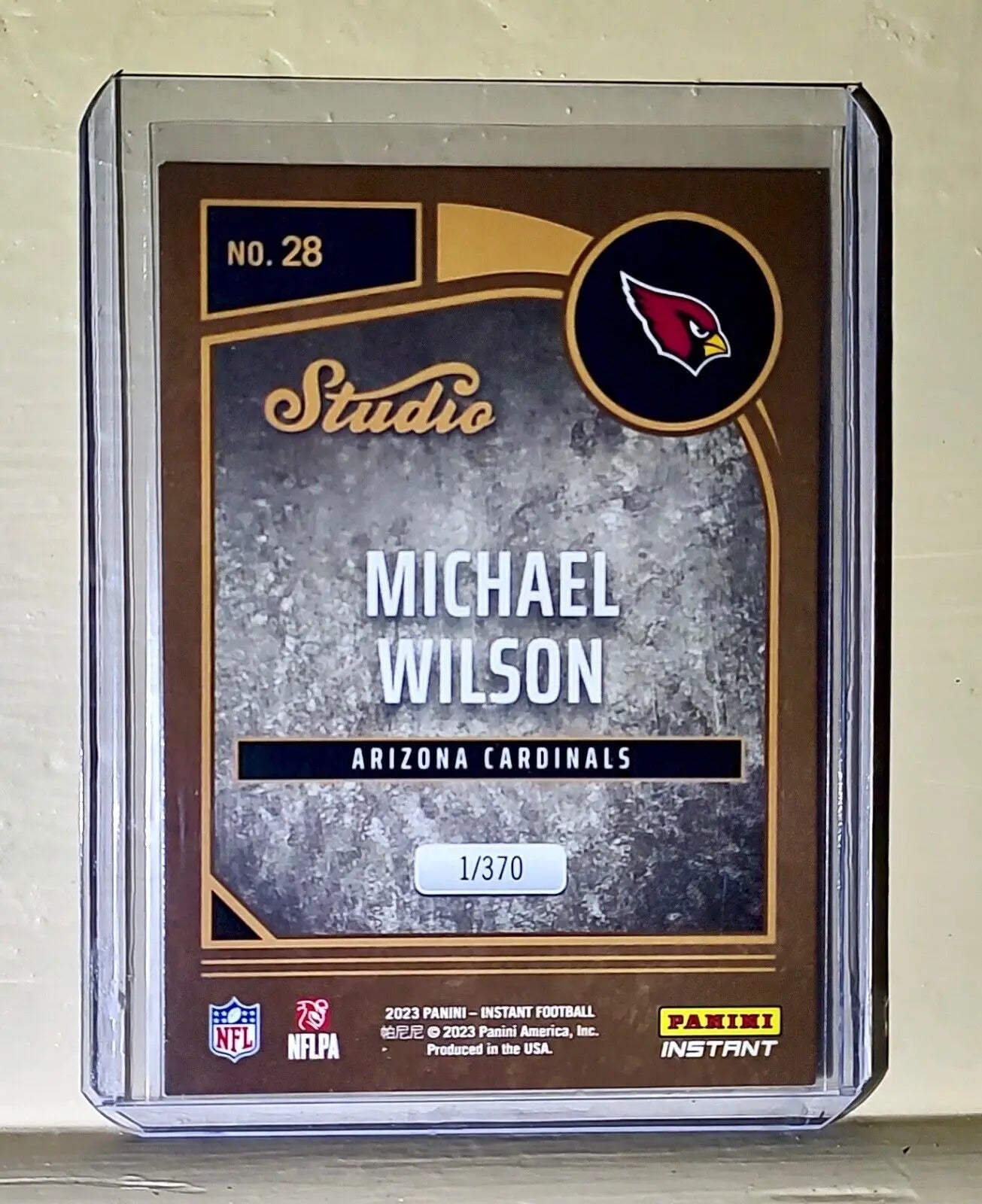 Michael Wilson 2023 Panini NFL Studio Rookies #28 Rookie Card 1/370 - Football Card Single