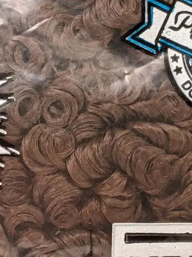 Micro curls doll hair Dark Brown.50 oz - General Merchandise
