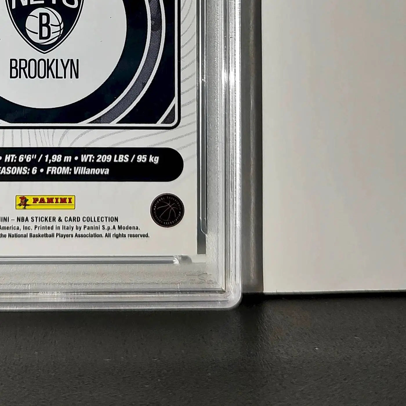 Mikal Bridges 2023-24 Panini Sticker Cards #14 042/200 Blue Foil PSA 8 NM-MT