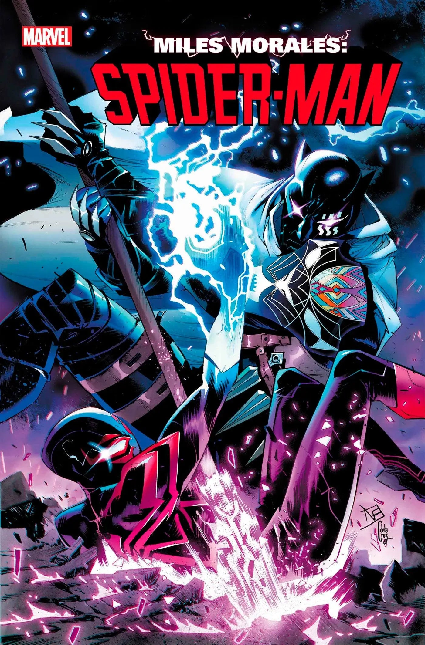 Miles Morales Spider-Man comic book cover showcasing dynamic artwork and vibrant colors