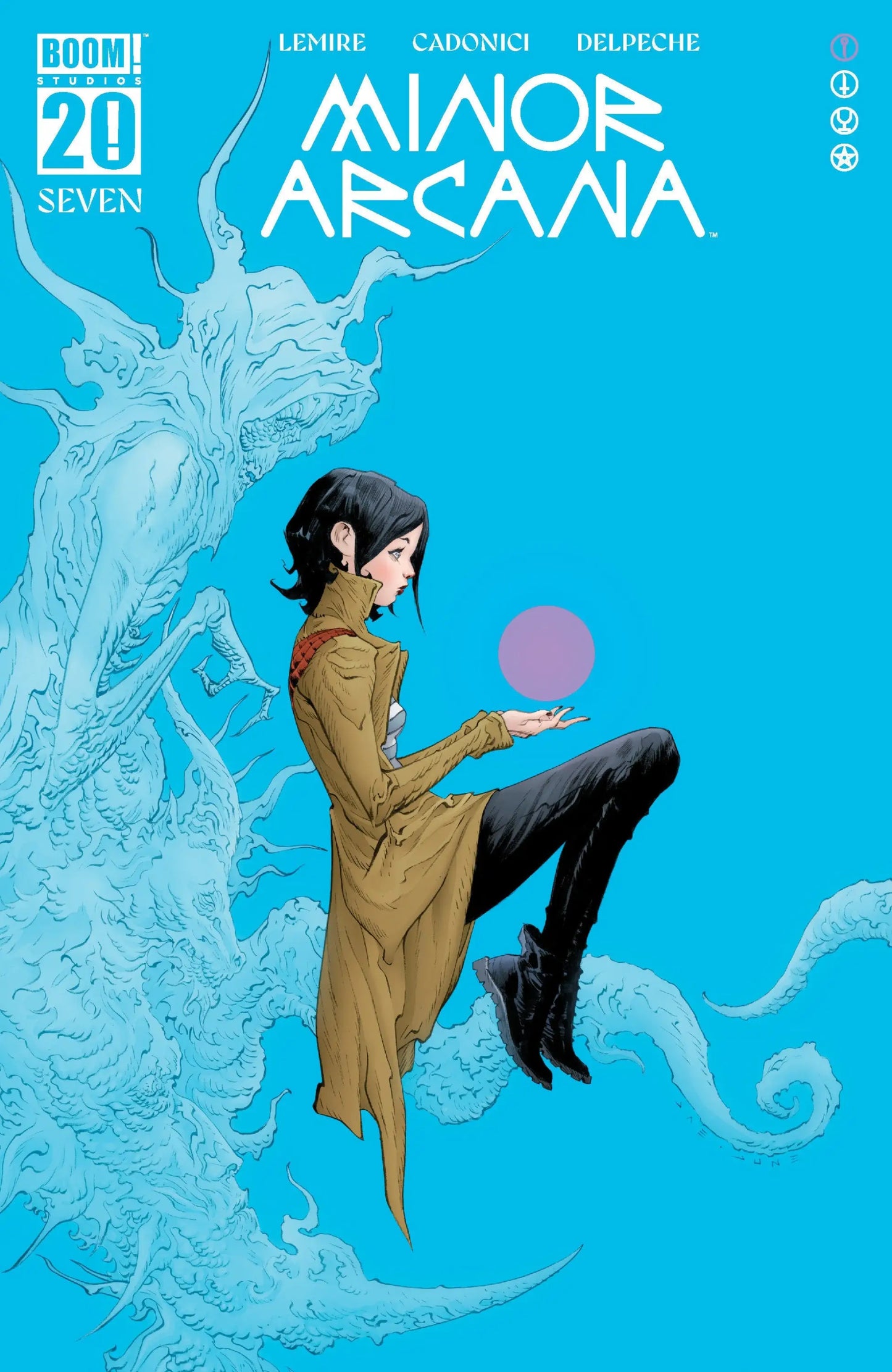 Comic book cover of Minor Arcana #7 C Boom 20th Anniversary Variant by Lee & Chung